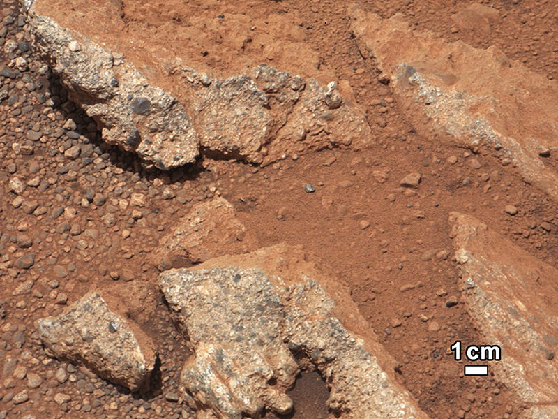 Image of Martian rock